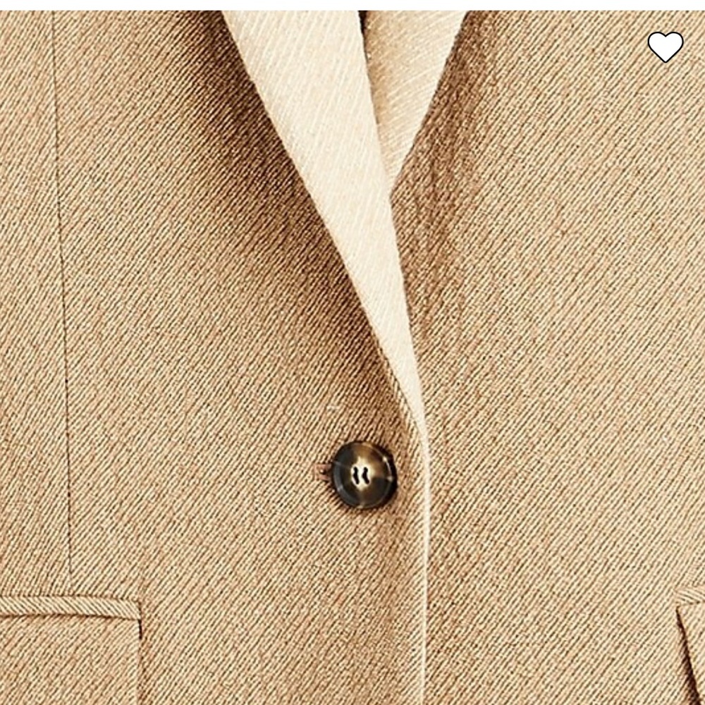 *NWT* J.Crew Alfie Blazer with Contrast Collar in Italian Cotton-Wool - Picture 3 of 6